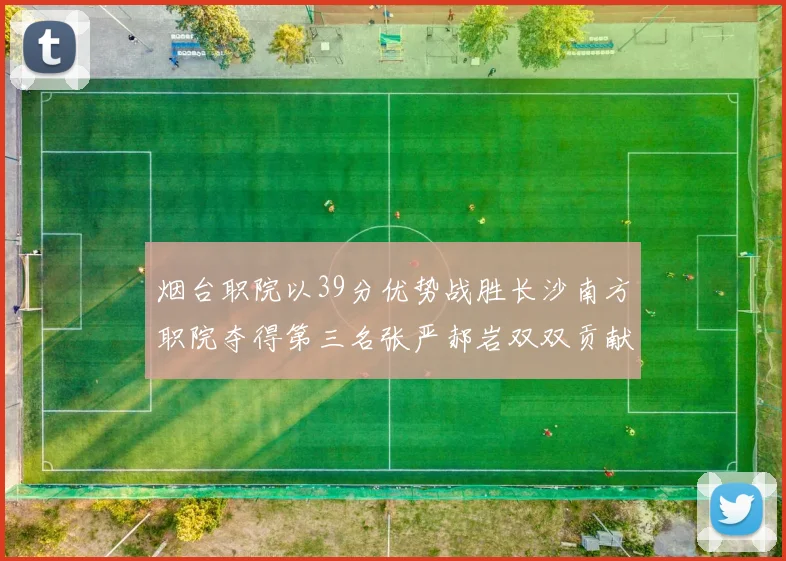 烟台职院以39分优势战胜长沙南方职院夺得第三名张严郝岩双双贡献27分